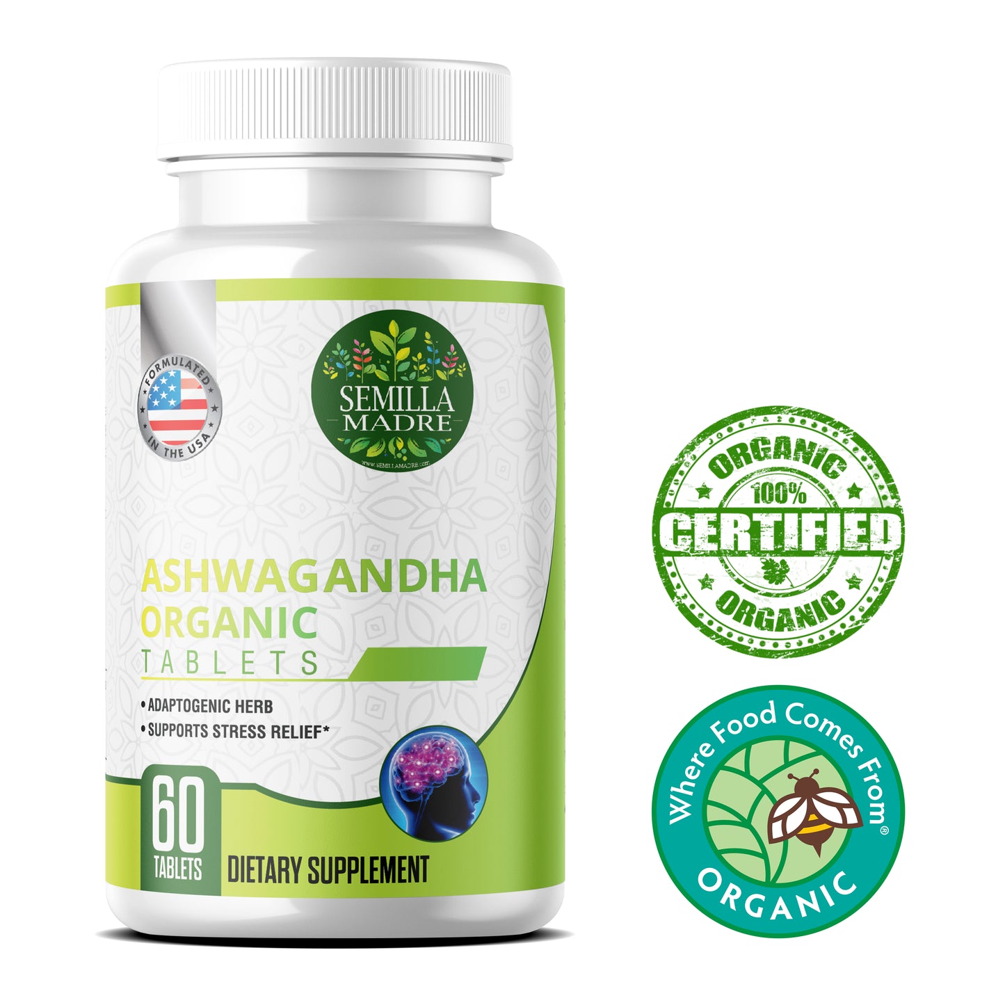 Certified Organic Ashwagandha