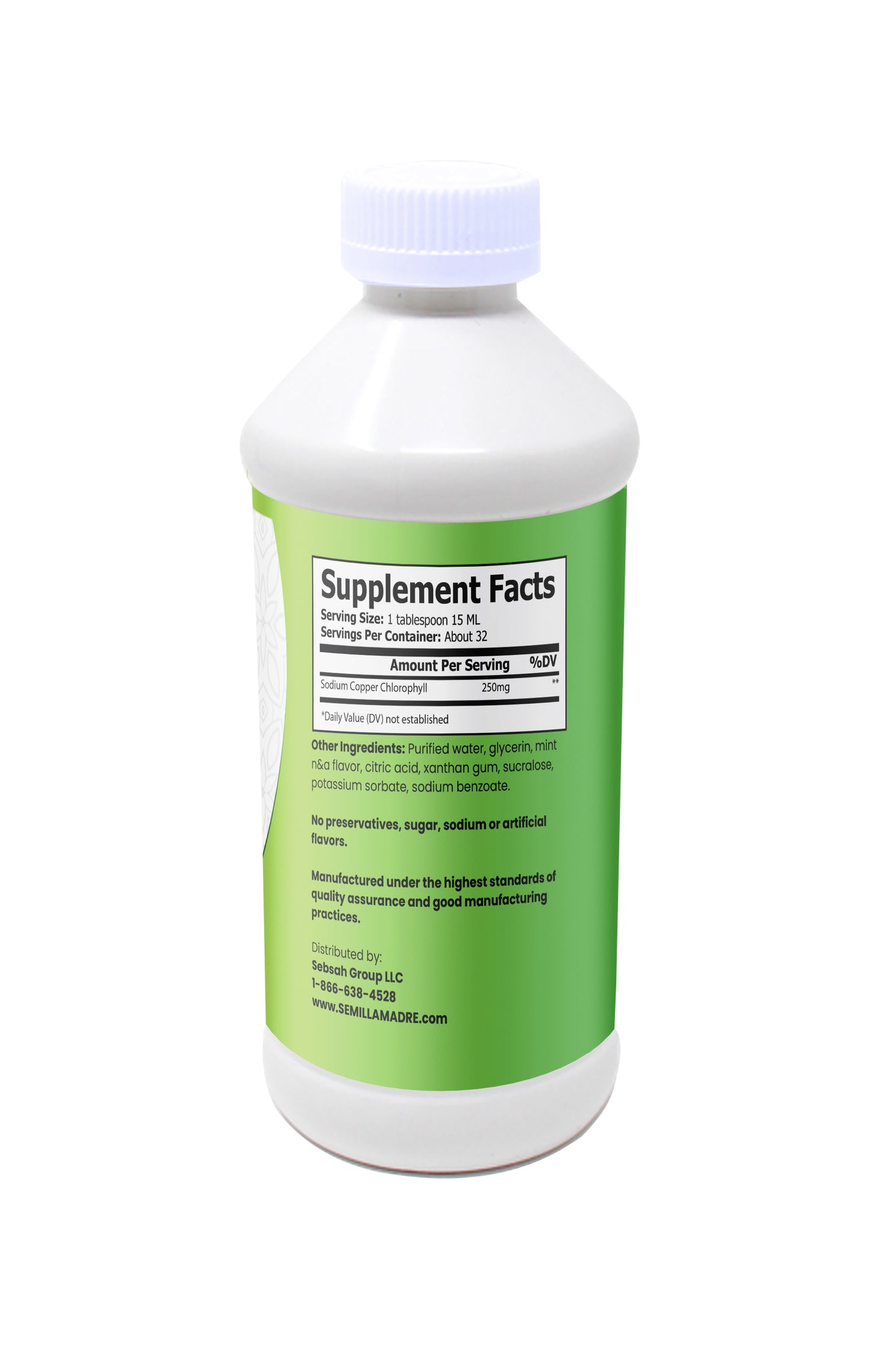Clorofila Liquida - Liquid Clorophyll.